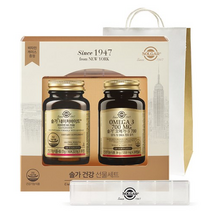 11가지 비타민과 2가지 미네랄을 하루 1정으로 간편하게 솔가 네이처바이트 종합비타민 + 오메가-3 700 + 알약케이스 선물용