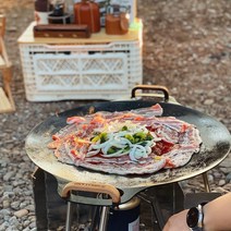 디바디바 데블아이언 캠핑 무쇠 그리들 캠핑불판 캠핑그릴 S L, 코팅 그리들 S set