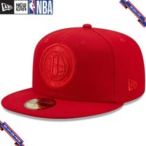 [미국정품] 575286 뉴에라 NBA 스냅백 캡모자 Brooklyn Nets New Era Color Pack 59FIFTY Fitted Hat - Scarlet