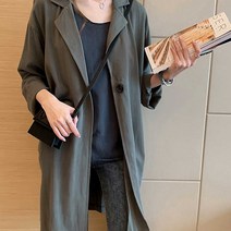 간절기 여자 패션 프렌치 시크 스타일 롱자켓 패션스타일 캐주얼마이 옷쇼핑몰 초 20대룩 봄