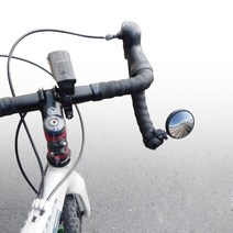 자전거 백미러 고무밴드 부착식 거울 MTB 엠티비 백밀러 회전 로드