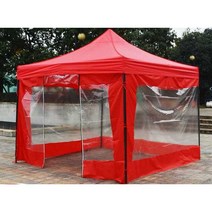 접이식 캐노피 천막 행사 부스 야외 방풍 바람막이, 3m 불투명 천  x색상 기재