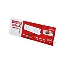 쇼케이스(단면) 7746 POP꽂이 아크릴꽂이 300x100 (mm) 1개입, 5개