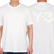 [요지야마모토] Y-3 백로고 FN3349 CWHITE 남자 반팔티셔츠