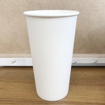 [소행섬] 무지 종이컵 (핫컵) 16oz, 50개