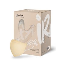 이로와 마스크 프리즘 KF94 새부리형 마스크 컬러 50매 대형 중형 소형(L/M/S) 개별포장, 베이지, 소형(S)