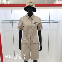 파사디 파사디 골프 여성 여름 레터링 포인트 점프 슈트 반바지 P22MSP591M1