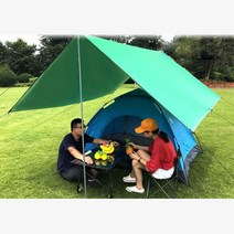 그늘막 자외선차단 행사장 간편설치 렉타 타프 스크린 전원주택 텐트 옥상 관공서, 1개, 스카이
