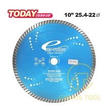 이화다이아몬드 10인치 콘크리트 파일용 터보컷터 물날 ETC 10C 터보물날 컷터 그라인더 그라인더날 EHWA 카리스툴, 1개