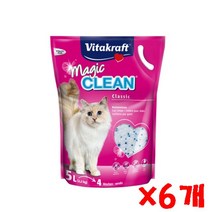 매직 클린 크리스탈 모래5L(2.2kg) 오리지날 X 6개 켓