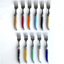 예반 장네론 라귀올 조각 디너포크 1P / 11 color, 그린