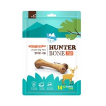 자연애 헌터본 사슴 16p 강아지 덴탈껌, 상세설명 참조