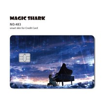 지갑 은행 신용카드 체크카드 스킨 커스텀 스티커 필름 작은 큰 칩, Large Chip, v