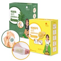 에센스네이쳐 에센쑥/에센유자 패치 구성 발바닥패치 국산 쑥패치, 에센유자패치 20매
