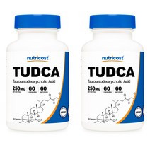 뉴트리코스트 TUDCA 타우로우르소데옥시콜 애시드 250mg 캡슐, 60개입, 2개