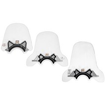 혼다 슈퍼커브110 이소타 투명 윈드 쉴드 3사이즈 숏 롱 롱롱 튼튼한 스크린 21-22년, 롱롱(68cm)