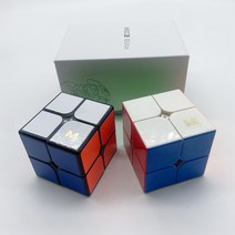 2X2 YJ MGC 2 Elite 엘리트 큐브 22 마그네틱 222 루빅스 선수용 스피드 큐브/YJ MGC 2 Elite 큐브 3개이상 구매시 마론 8색펜 1개 증정, YJ MGC 2 Elite (블랙)