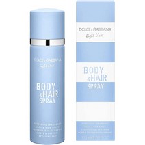 일본직발송 6. DOLCEGABBANA(ドルチェ＆ガッバーナ) 돌체 가바나 라이트 블루 바디 헤어 스프레이 100ML, One Size, One Color