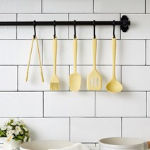 모던하우스 천호점 리빙 한끼쿡 실리콘 키친툴 5P LEMON CK2022001, 레몬