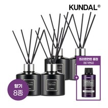 [사은품증정]쿤달 퍼퓸 디퓨저 아로마 에디션 200ml x4개, 필수선택:08) 프렌치라벤더
