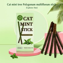 6 개 고양이 씹기 장난감 100 천연 개박하 스틱 개박하개박하 치아 청소 민트 잡힌 물린 막대, 01 Catnip