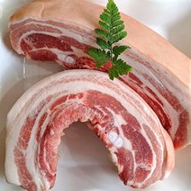 두께 1cm 2.5cm 5cm 통오겹살 500g 칠레산 수입산 통바베큐 구이용 수육용, 1.5cm, 1개