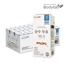 바디랩 순수두유 99.9 190ml 24팩 x1박스, 단품
