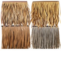 동남아 밀짚 볏짚 파라솔 원두막 오두막 인테리어 재료 실외 지붕 덮는 자재 초가집 움막, 검은 색