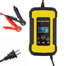 자동차 차량 블박 보조배터리 12v 6a 스마트 배터리 충전기 배터리 스타터 납 산성 lcd 디스플레이 pluse 수리 오토바이에 대한 완전 자동 충전, 미국 플러그