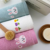 토토뱀부 출산선물 대나무 아기 세면타월 1매, 하늘1매