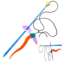 이지리치 고양이 낚시대 고추잠자리 랜덤발송 야옹이장난감 고양이낚시