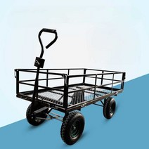 농업용 구르마 손수레 수레 4륜 운반 농사용 핸드카, C (옵션이미지참고)