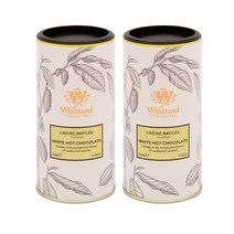 Whittard 영국 위타드 크림브륄레 화이트 초콜릿 파우더 350g 2팩 Creme Brulee Flavour White Hot Chocolate, 2개