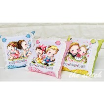 더스티치 십자수패키지 주차쿠션 DIY만들기세트 실포함, 언덕위에주차-연두