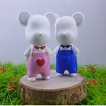 몰드몰 수제몰드 - 곰돌아가옷베어브릭 (2D)