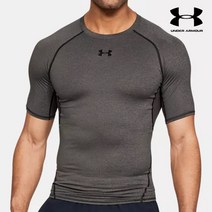 언더아머 언더아머 UA 남성 히트기어 아머 컴프이션 반팔 티셔츠 헬스 운동복 1257468-090