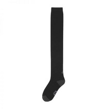 Logo Point Over Knee 양말 _LXLAW250BKX, 블랙