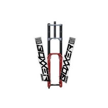 2020 ROCK SHOX BOXXER 포크 스티커 투명 바닥 MTB 산악 자전거 자전거 사이클링 데칼 용, black