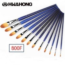 화홍 800F 유화붓 아크릴붓 필버트붓 7본세트 낱개 /옵션선택, 24호