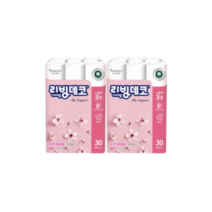 삼정펄프 리빙데코 30롤, 2팩