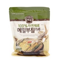 백설 자연재료 메밀부침가루, 500g, 2개