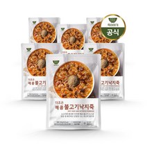 죽이야기 더조은 매콤불고기낙지죽 350gX5+1팩, 단품