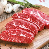 미국산 부채살 스테이크 1kg 2kg 소포장선택 100g당 2195원 부터 냉동 소고기 미니 스테이크 쇠고기 구이용 수입산, (400g), 1개
