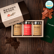초코 크런치 국산 현미 조치원 복숭아 수제 프리미엄 초콜릿 3개입 세트 HACCP, 1박스, 450g