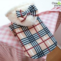 개플룩 애견 공주 옷 반려견 강아지 시밀러룩, 덧장 코트, XS-1.5kg 정도