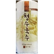 MDO7639 업소용 식자재 청수식품 두루포장 소면국수 2.5Kg X6 국수/국수소면/중면/당면, 1개