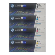 HP 정품토너 410X CF410X M477fdw M452nw M377dw M452dn 대용량 색상선택, 노랑(CF412X), 1개
