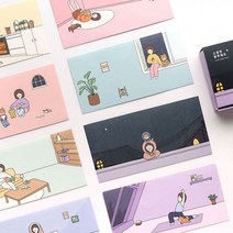 D 핑크풋 편지 봉투 용돈 기프트 카드 1매 랜덤 P, 상세페이지 참조