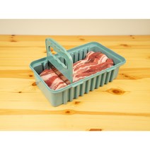 푸시앤컷 김치자르미 도마없이 김치자르는 통 배추김치 파김치 밀폐용기, 그레이, 1개