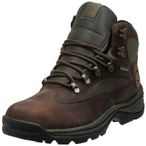 Timberland 남성용 초코루아 트레일 미드 방수 하이킹화 브라운그린 11.5 와이드, 9.5, Medium Brown Full-grain, Medium Brown Full-grain